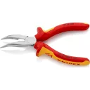 Knipex 25 26 160 hajlított fékerek csőrű fogó vágóéllel (VDE, 160 mm)