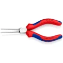 Knipex 31 15 160 tűhegyű hosszú laposfogó, krómozott, 2K nyél (160 mm)