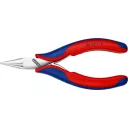 Knipex 35 22 115 elektronikai markoló fogó (félkerek hegyes pofával)(115 mm)