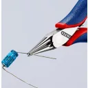 Knipex 35 32 115 elektronikai markoló fogó (kerek csúcsos pofával)(115 mm)