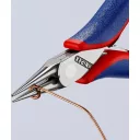 Knipex 35 32 115 elektronikai markoló fogó (kerek csúcsos pofával)(115 mm)