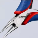 Knipex 35 32 115 elektronikai markoló fogó (kerek csúcsos pofával)(115 mm)