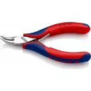 Knipex 35 42 115 elektronikai markoló fogó (45° hajlított félkerek hegyes pofával)(115 mm)