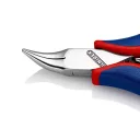 Knipex 35 42 115 elektronikai markoló fogó (45° hajlított félkerek hegyes pofával)(115 mm)
