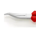 Knipex 38 35 200 könyökös félkerek csőrű fogó (krómozott, 200 mm)