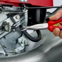 Knipex 38 95 200 félkerek csőrű fogó kerek komponensekhez (krómozott 200 mm)
