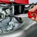 Knipex 38 95 200 félkerek csőrű fogó kerek komponensekhez (krómozott 200 mm)