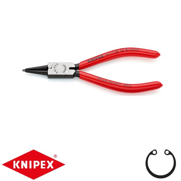 Knipex 44 11 J0 Seeger-gyűrű fogó (belső 8-13 mm, egyenes, 140 mm)