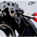 Knipex 44 21 J21 Seeger-gyűrű fogó (belső 19-60 mm, 90 fokos, 170 mm)