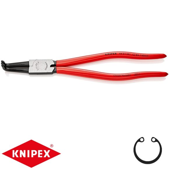 Knipex 44 21 J41 Seeger-gyűrű fogó (belső 85-140 mm, 90 fokos, 300 mm)