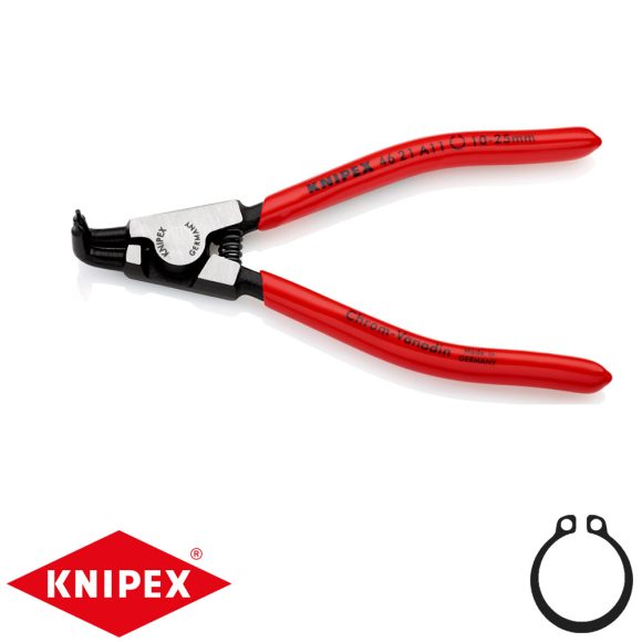 Knipex 46 21 A11 Seeger-gyűrű fogó (külső 10-25 mm, 90 fokos, 125 mm)