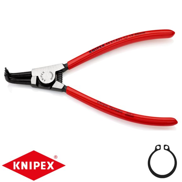 Knipex 46 21 A21 Seeger-gyűrű fogó (külső 19-60 mm, 90 fokos, 170 mm)