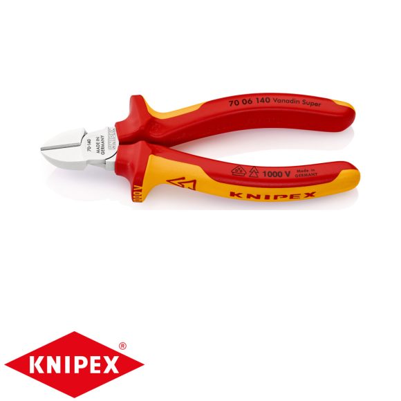 Knipex 70 06 140 oldalcsípő fogó (VDE, 140 mm)