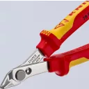 Knipex 78 06 125 Super Knips elektronikai oldalcsípő fogó (VDE, 125 mm)
