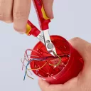 Knipex 78 06 125 Super Knips elektronikai oldalcsípő fogó (VDE, 125 mm)