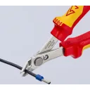 Knipex 78 06 125 Super Knips elektronikai oldalcsípő fogó (VDE, 125 mm)