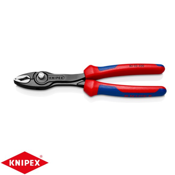 Knipex 82 02 200 TwinGrip univerzális markolófogó - 200 mm (2K markolat)