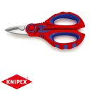 Knipex 95 05 10 SB villanyszerelő olló (160 mm)