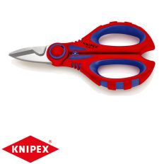 Knipex 95 05 10 SB villanyszerelő olló (160 mm)