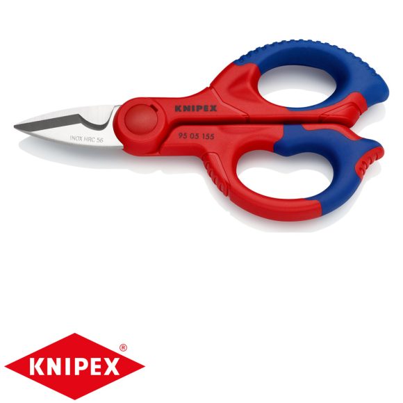 Knipex 95 05 155 villanyszerelő olló (155 mm)