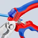 Knipex 95 05 20 hajlított villanyszerelő olló (160 mm)