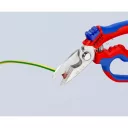 Knipex 95 05 20 hajlított villanyszerelő olló (160 mm)