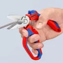 Knipex 95 05 20 hajlított villanyszerelő olló (160 mm)
