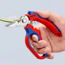 Knipex 95 05 20 hajlított villanyszerelő olló (160 mm)