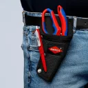 Knipex 95 05 20 hajlított villanyszerelő olló (160 mm)
