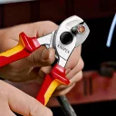 Knipex 95 16 165 kábelolló (VDE, 165 mm)