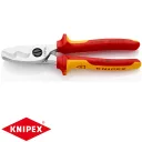 Knipex 95 16 200 kábelolló (VDE, 200 mm)