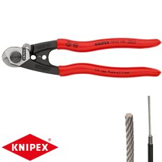 Knipex 95 61 190 drótkötélvágó fogó (190 mm)