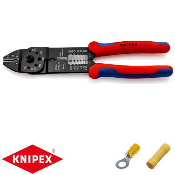 Knipex 97 21 215 többfunkciós krimpelő fogó (230 mm)