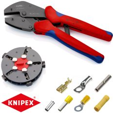   Knipex 97 33 02 krimpelő fogó cserélhető pofákkal (250 mm)