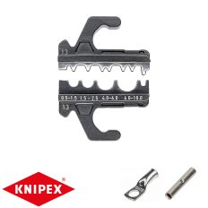   Knipex 97 39 13 krimpelő pofa (0,5 - 10 mm2 szigeteletlen saruhoz és összekötőhöz)
