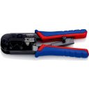 Knipex 97 51 10 krimpelő fogó Western dugókhoz (RJ11/12, RJ45 csatlakozókhoz)