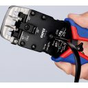 Knipex 97 51 12 krimpelő fogó Western dugókhoz (RJ10, RJ11/12, RJ45 csatlakozókhoz)