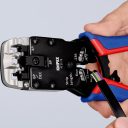 Knipex 97 51 12 krimpelő fogó Western dugókhoz (RJ10, RJ11/12, RJ45 csatlakozókhoz)
