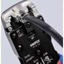 Knipex 97 51 12 krimpelő fogó Western dugókhoz (RJ10, RJ11/12, RJ45 csatlakozókhoz)