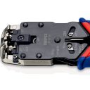 Knipex 97 51 12 krimpelő fogó Western dugókhoz (RJ10, RJ11/12, RJ45 csatlakozókhoz)