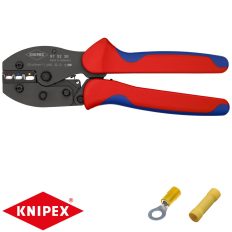   Knipex 97 52 36 krimpelő fogó szigetelt sarukhoz és öszekötőkhöz (0,5-6 mm2) (220 mm)