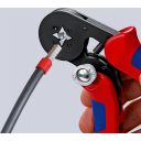 Knipex 97 53 04 önbeálló krimpelő fogó szigetelt és szigeteletlen érvéghüvelyhez (0,08-16 mm2) (180 mm)