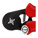 Knipex 97 53 04 önbeálló krimpelő fogó szigetelt és szigeteletlen érvéghüvelyhez (0,08-16 mm2) (180 mm)