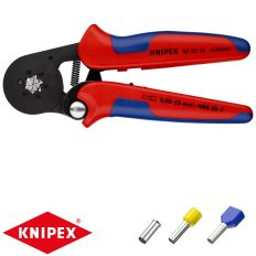   Knipex 97 53 14 önbeálló krimpelő fogó szigetelt és szigeteletlen érvéghüvelyhez (0,08-10 mm2) (180 mm)