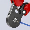 Knipex 97 53 14 önbeálló krimpelő fogó szigetelt és szigeteletlen érvéghüvelyhez (0,08-10 mm2) (180 mm)