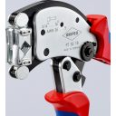 Knipex 97 53 18 önbeálló krimpelő fogó elfordítható fejjel szigetelt és szigeteletlen érvéghüvelyhez (0,08-16 mm2) (240 mm)