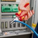 Knipex 97 78 180 krimpelő fogó szigetelt és szigeteletlen érvéghüvelyhez (0,25-16 mm2) (VDE, 180 mm)