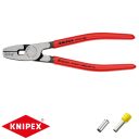 Knipex 97 81 180 krimpelő fogó szigetelt és szigeteletlen érvéghüvelyhez (0,5-6 mm2) (180 mm)