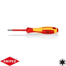   Knipex 98 26 10 szigetelt Torx csavarhúzó CrVMo - TX10x60 mm (VDE 1000V)
