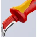 Knipex 98 55 kábelkés csúszósaruval (kampós, VDE, 190 mm)